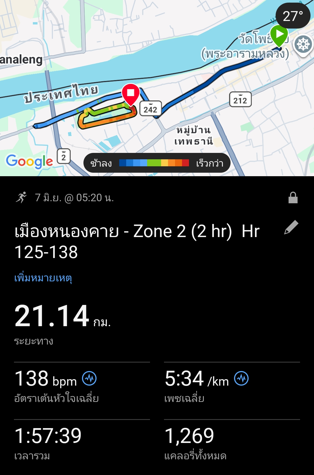 running proof