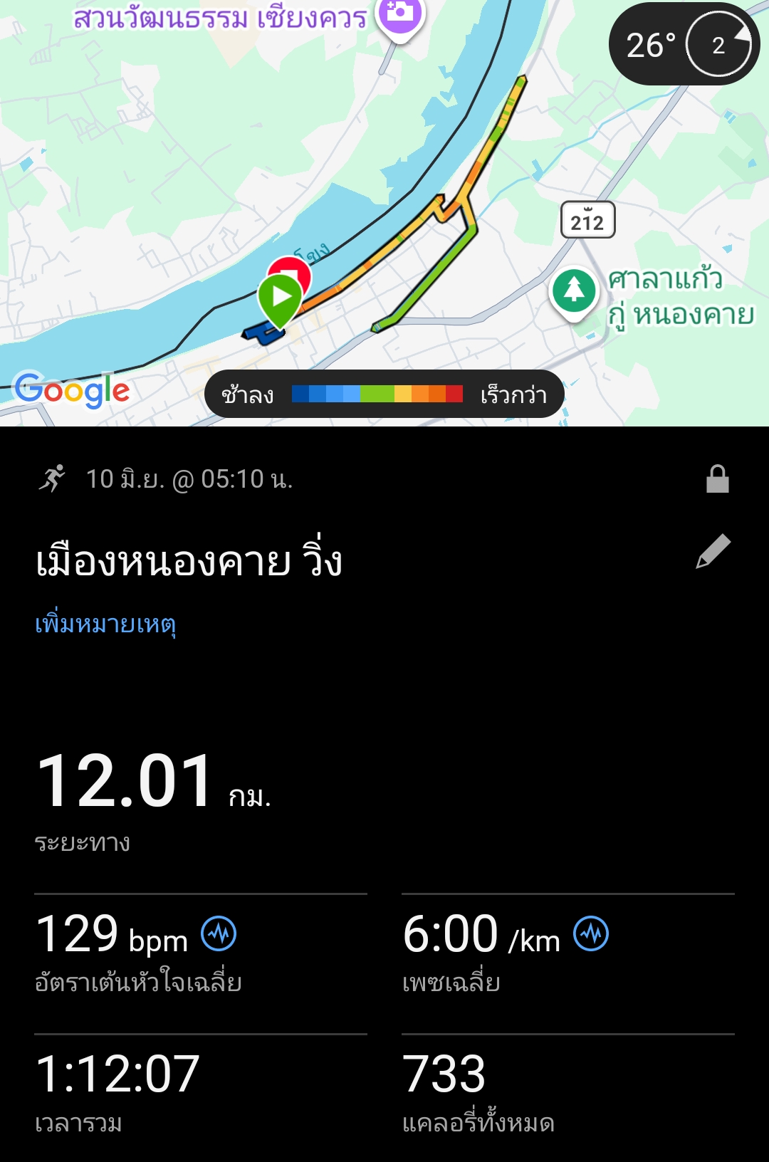 running proof