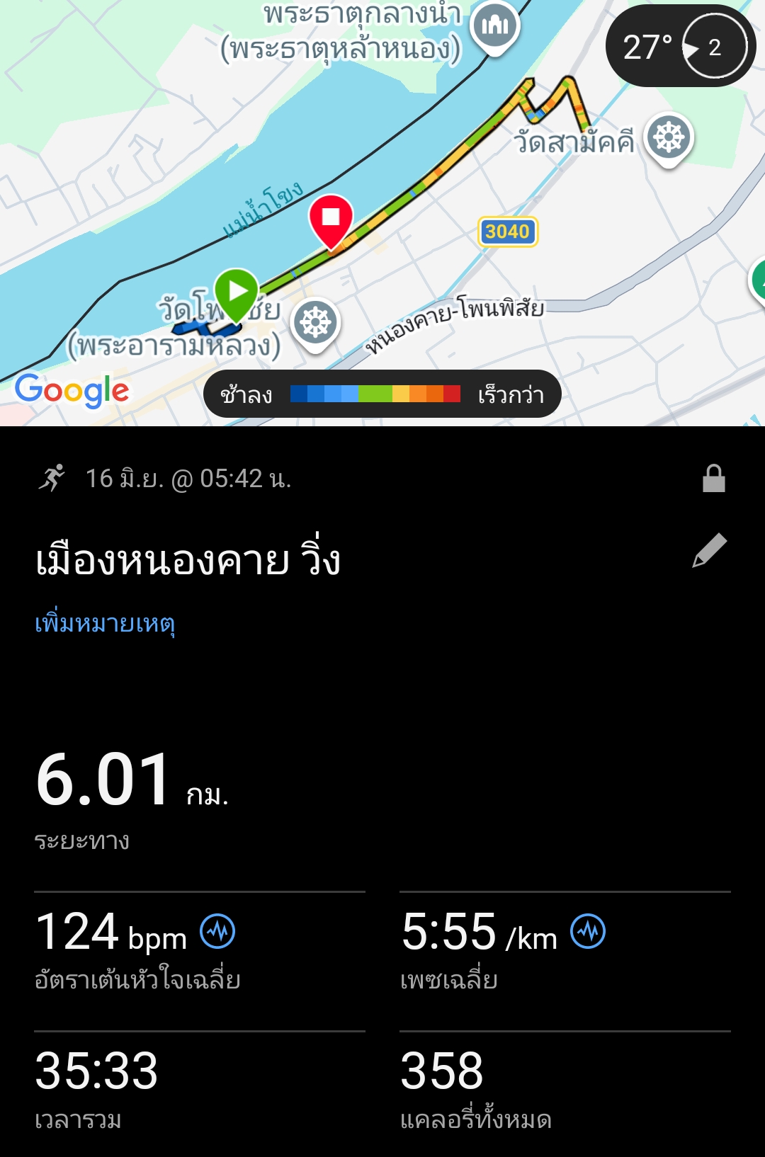 running proof