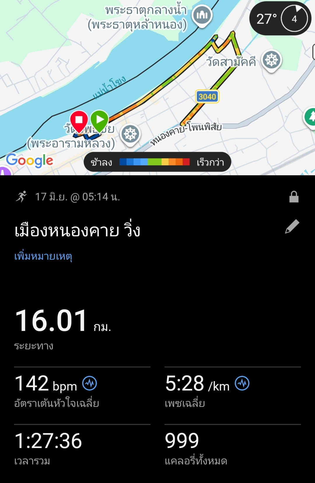 running proof