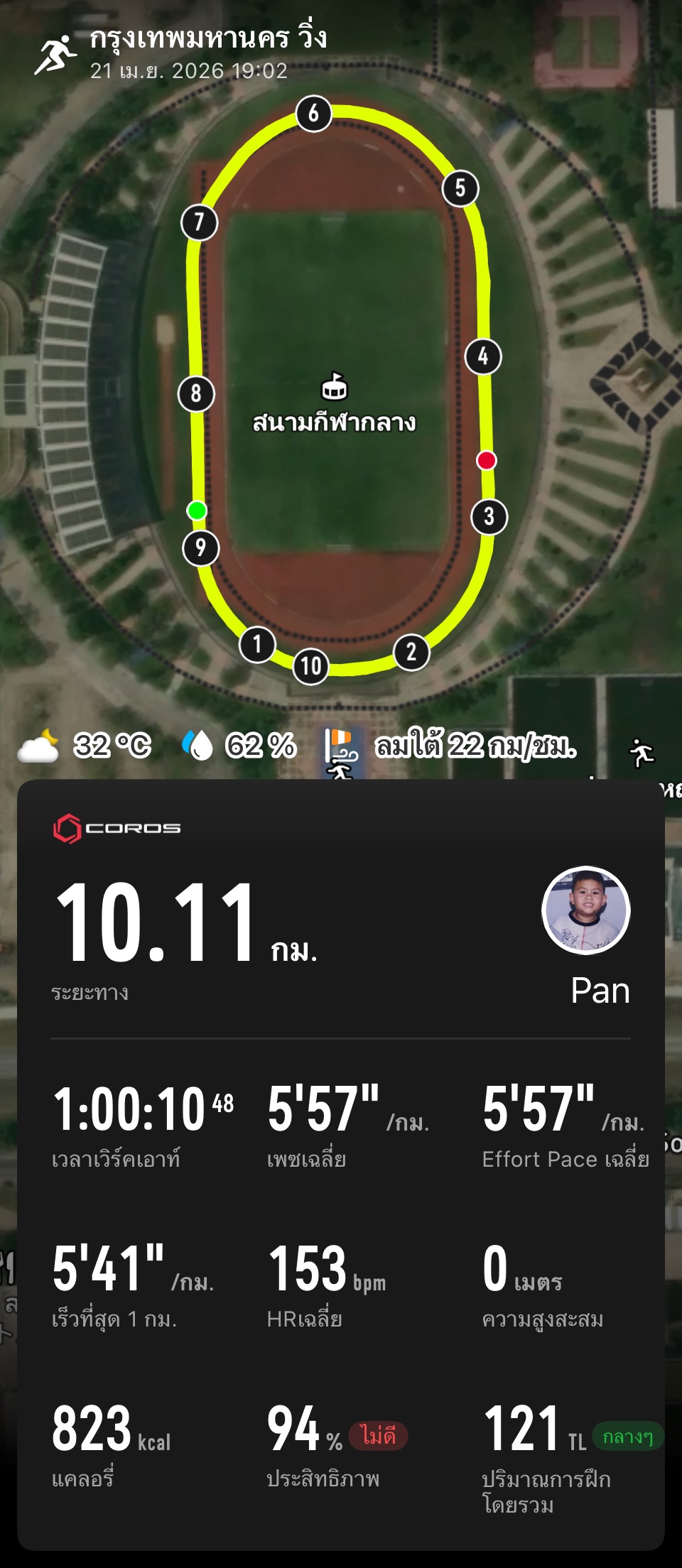 running proof