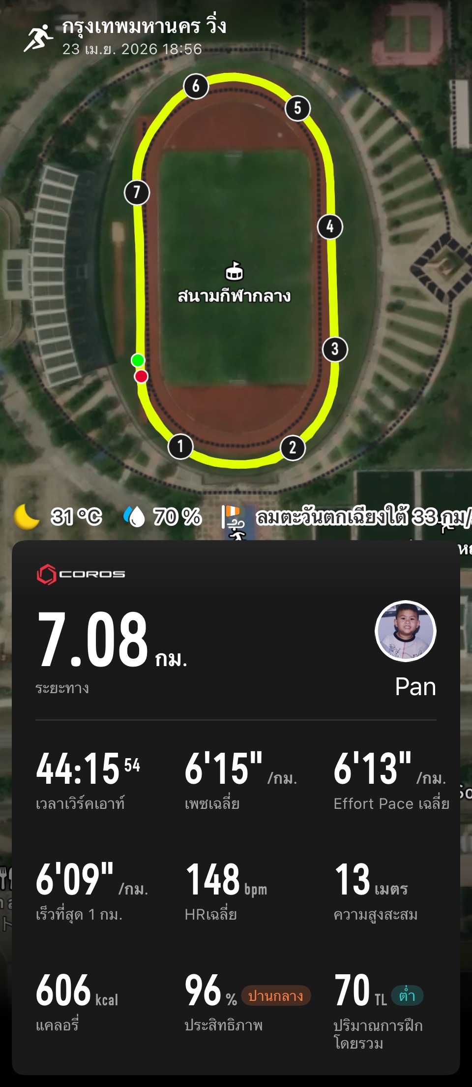 running proof