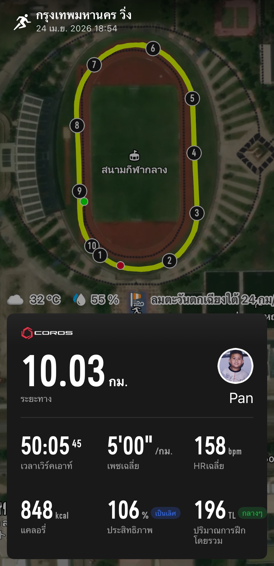 running proof