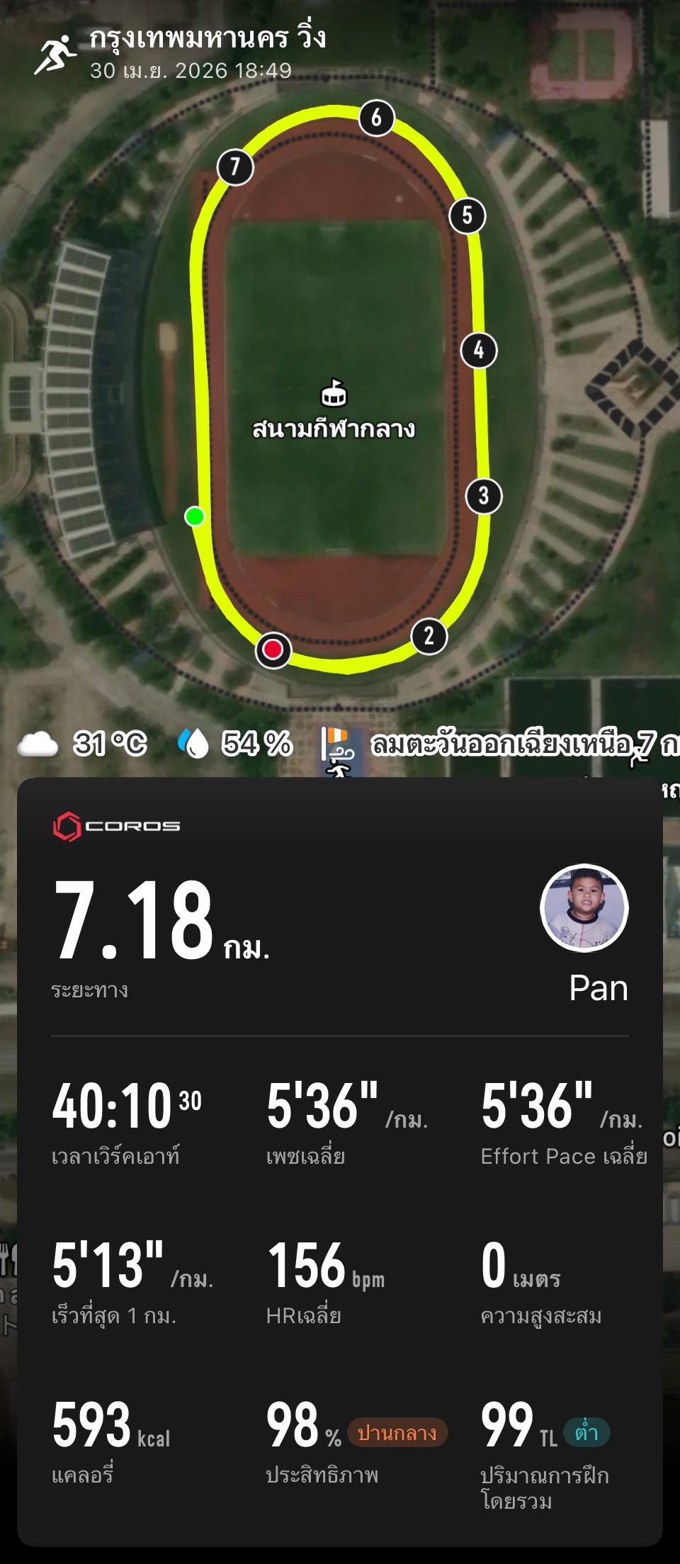 running proof
