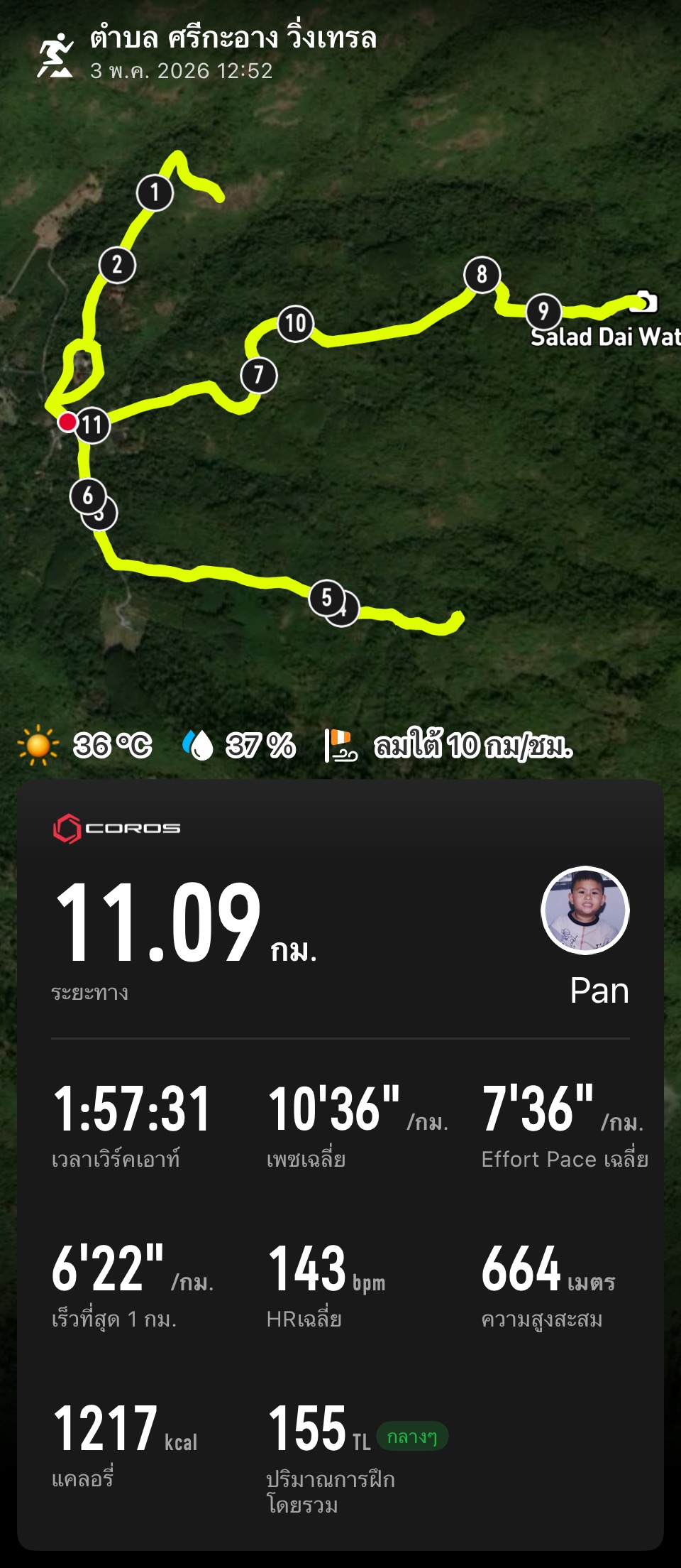 running proof