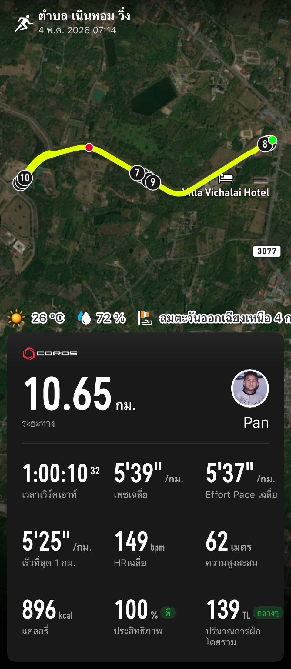 running proof
