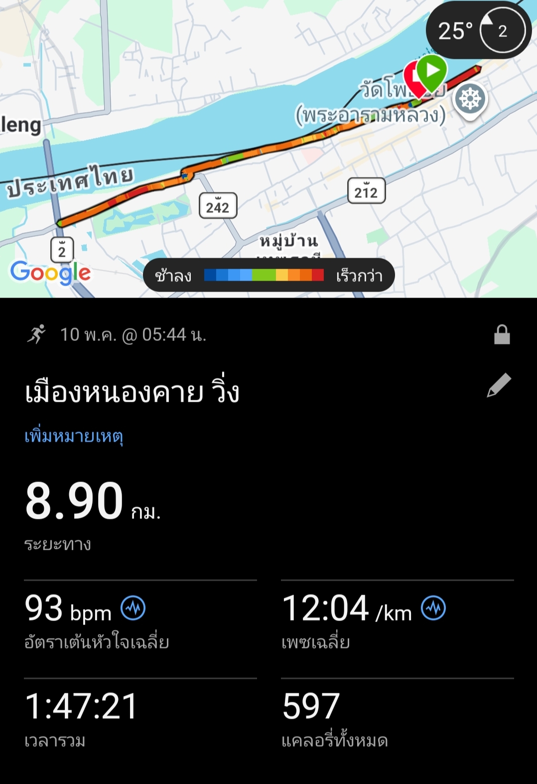 running proof