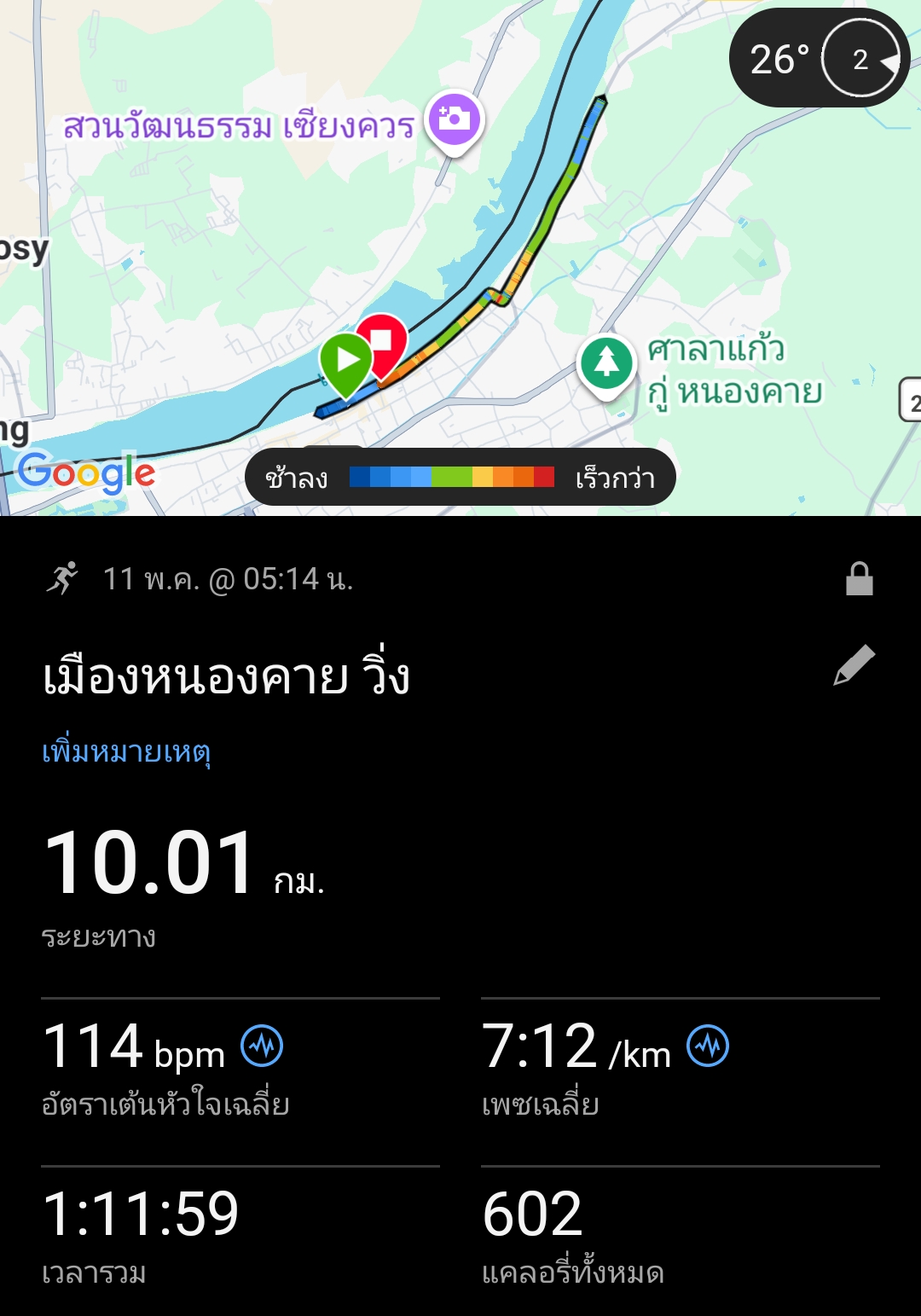 running proof