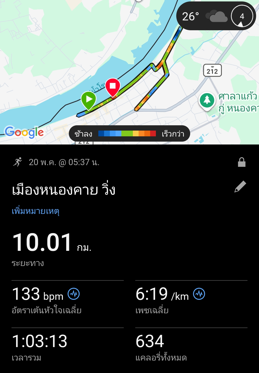 running proof