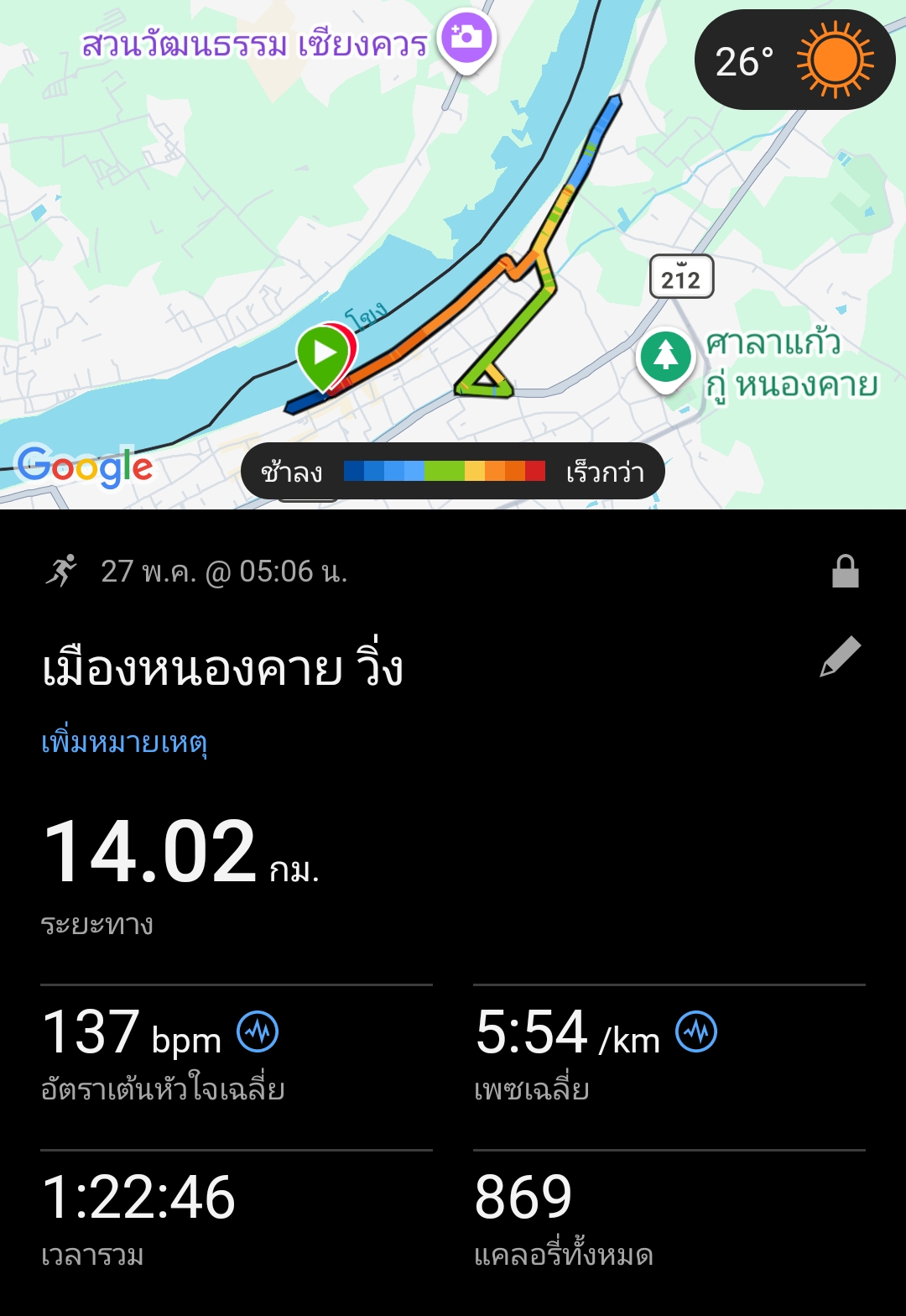 running proof