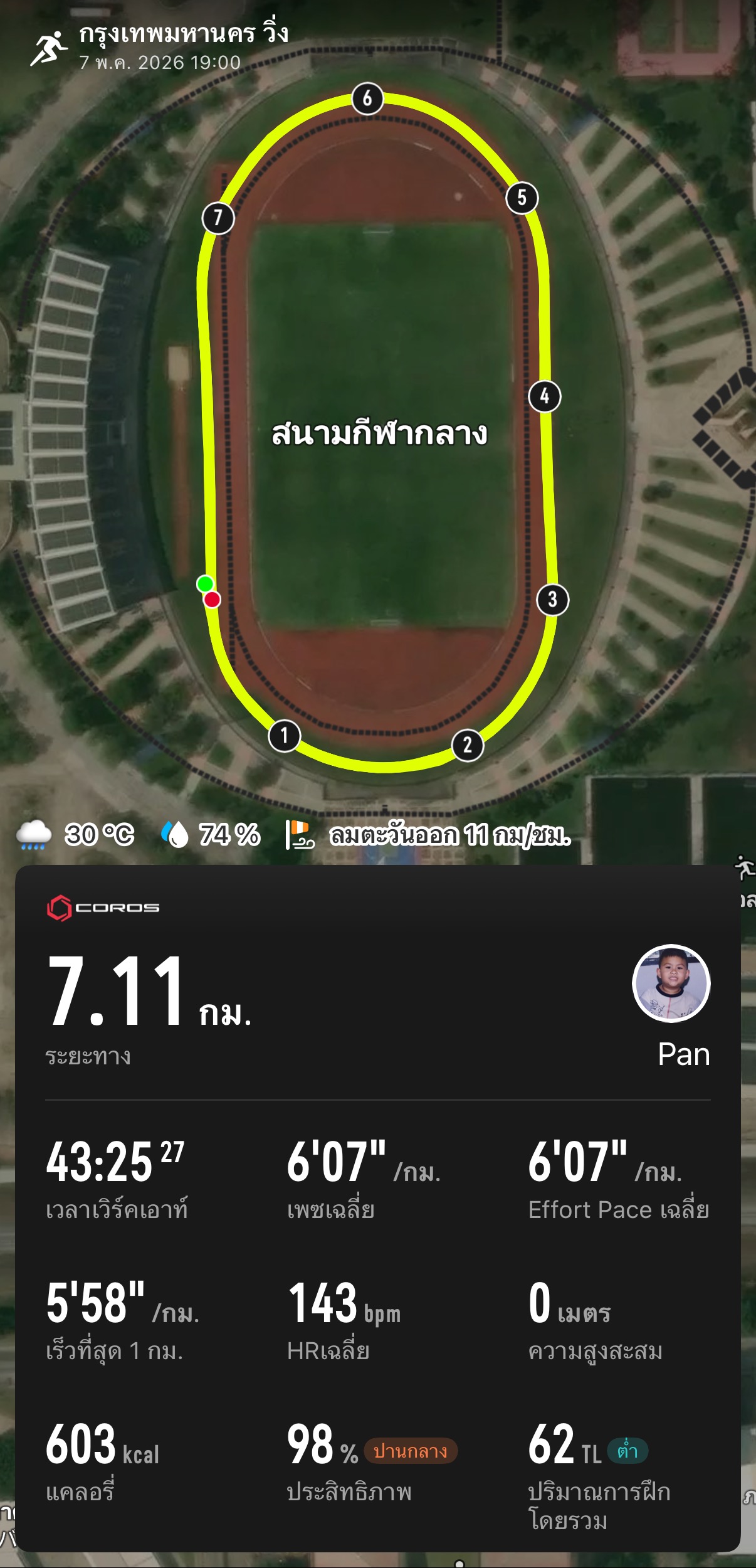 running proof