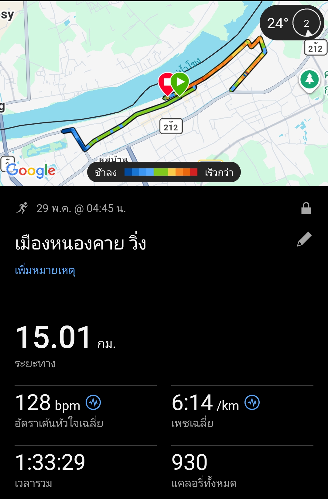 running proof