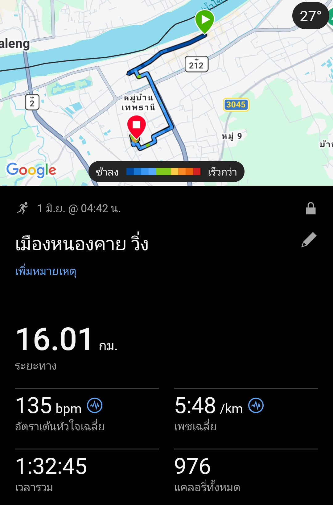 running proof