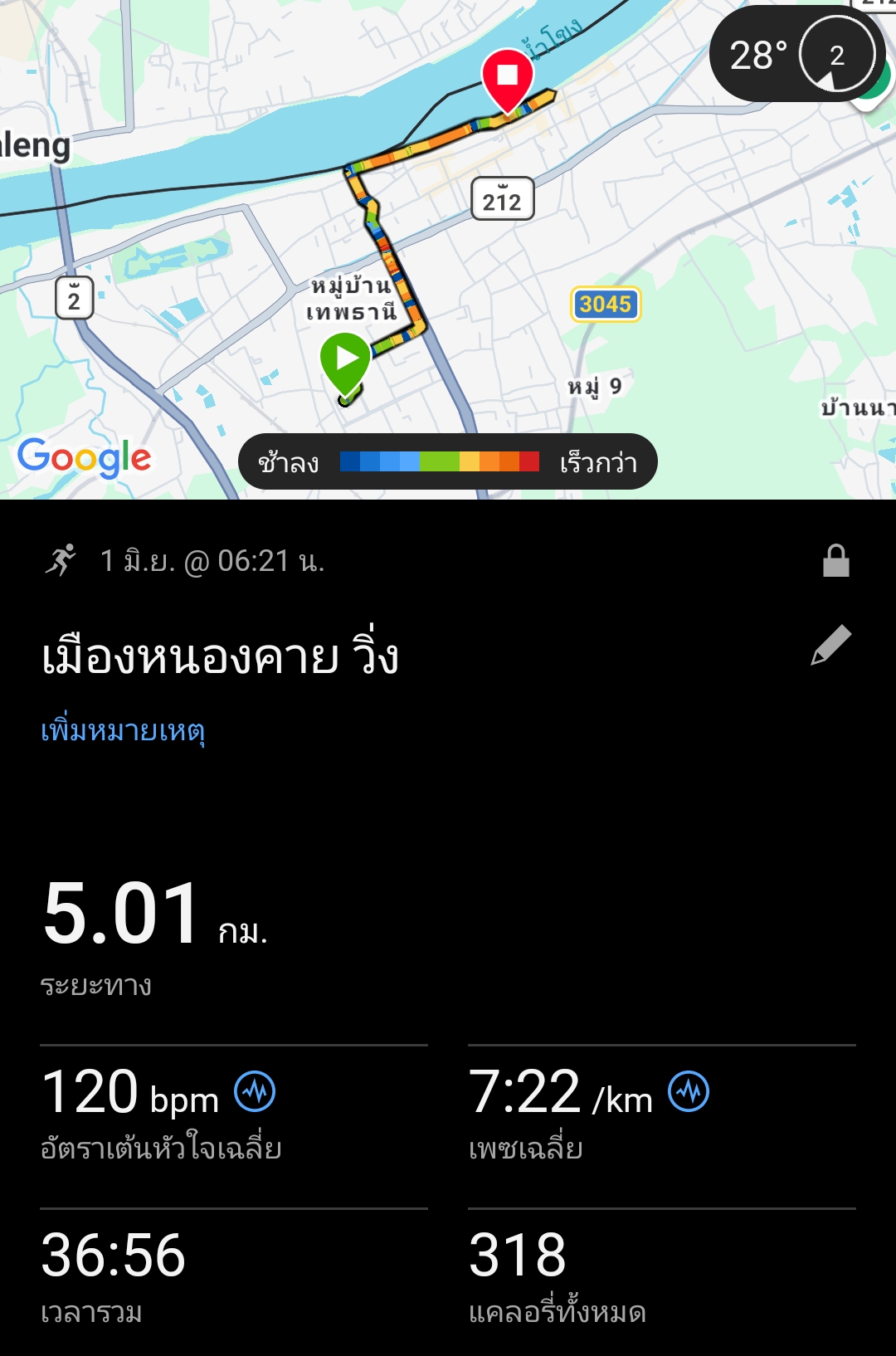 running proof