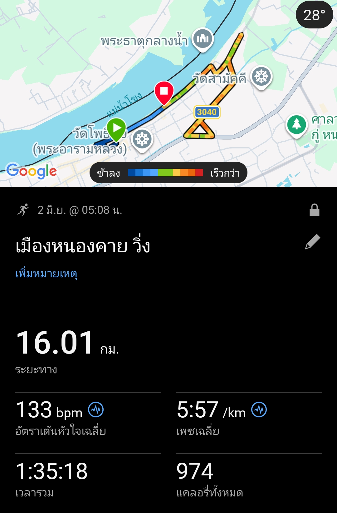 running proof